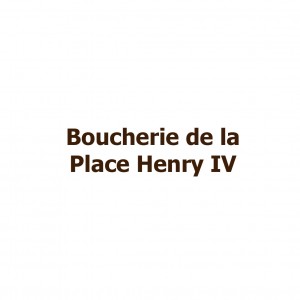 Boucherie de la Place Henry IV